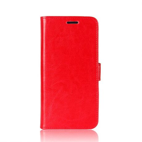 Чехол-книжка MyPads для Alcatel U5 3G 4047D / Alcatel U5 3G 4047X с мульти-подставкой застёжкой и визитницей красный