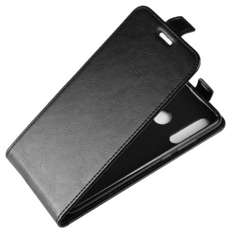 Чехол-флип MyPads для Philips S395 вертикальный откидной черный