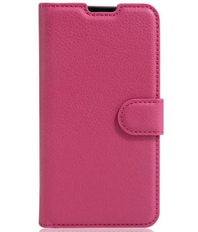 Чехол для сотового телефона MyPads для LG X Screen с застёжкой и карманом для карт розовый