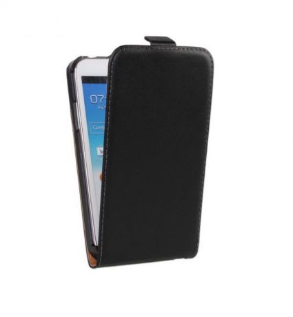 Чехол-флип MyPads для Samsung Galaxy Note 2 GT-N7100/N7105 вертикальный откидной черный