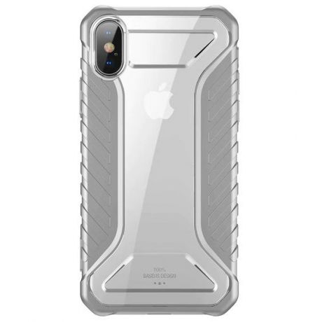 Чехол для iPhone XS Max Baseus Michelin Race Case - Серый (WIAPIPH65-MK0G)