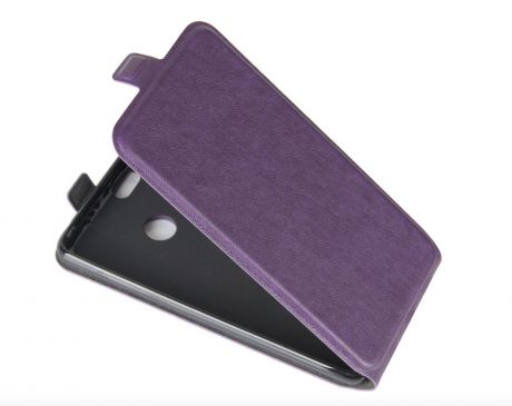 Чехол-флип MyPads для Microsoft Nokia Lumia 535 вертикальный откидной фиолетовый