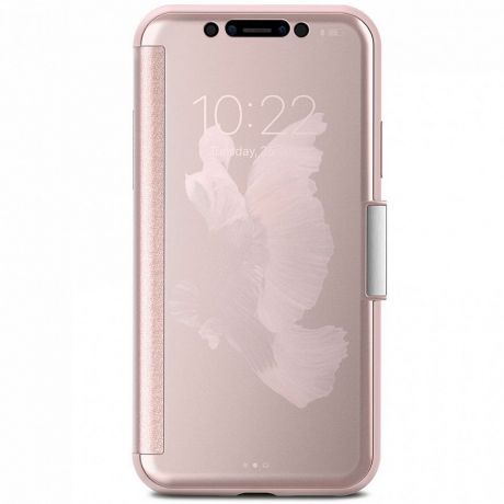 Чехол Moshi StealthCover для iPhone X розовый
