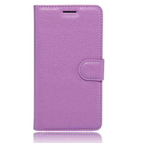 Чехол MyPads для HTC Desire 728 с мульти-подставкой застёжкой и визитницей фиолетовый