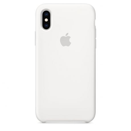Чехол Apple Silicone Case для iPhone XS, White