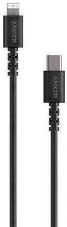 Кабель Anker Powerline Select 3ft USB-C Cable With MFi Lightning Connector black