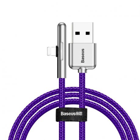 Кабель Baseus Iridescent Lamp Mobile Game Cable USB For iPhone 1.5A 2m Purple