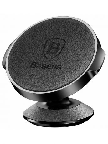 Автодержатель магнитный на липучке Baseus Small Ears Suer-F01 Black
