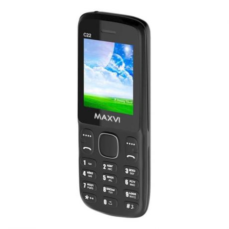 Мобильный телефон Maxvi C22, черный