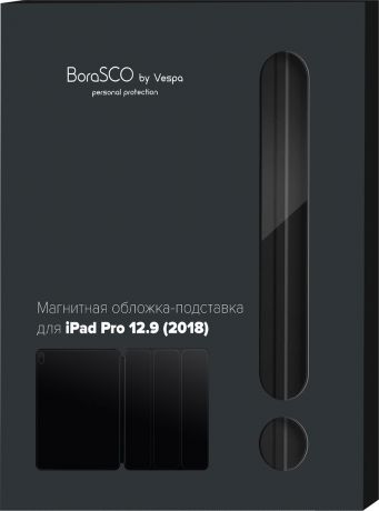 Чехол-подставка для планшета Borasco by Vespa для Apple iPad Pro 12,9" (2018), темно-синий