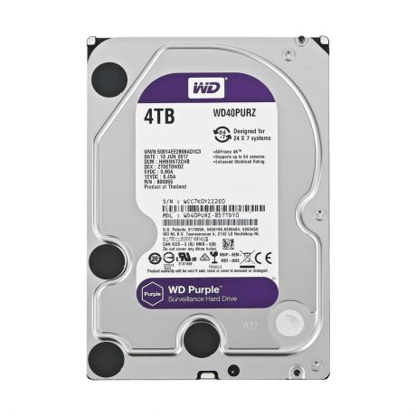 Внутренний жесткий диск WD HDD 4TB IntelliPower, SATA-III, 5400 RPM, 64 Mb, 3.5