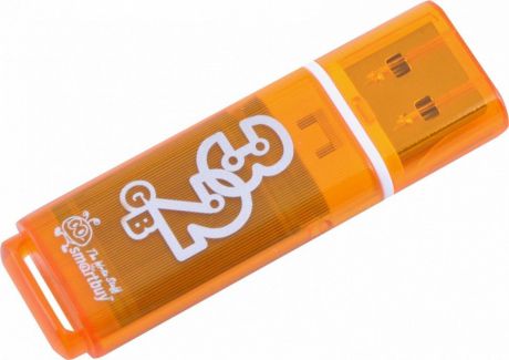 USB Флеш-накопитель Smart Buy Glossy, оранжевый