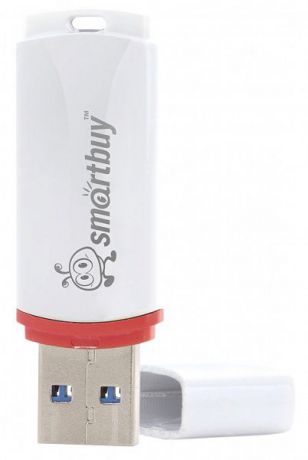 USB Флеш-накопитель Smart Buy USB 16GB Crown COMPACT, белый