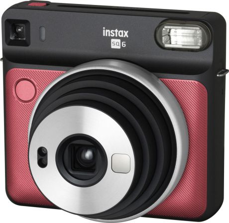 Фотокамера мгновенной печати Fujifilm Instax SQ 6, красный