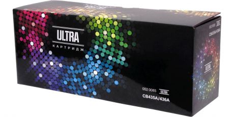 Картридж лазерный ULTRA №35A/№36A CB435A/(Cartridge 712), CB436A/(Cartridge 713) черный (black) для HP