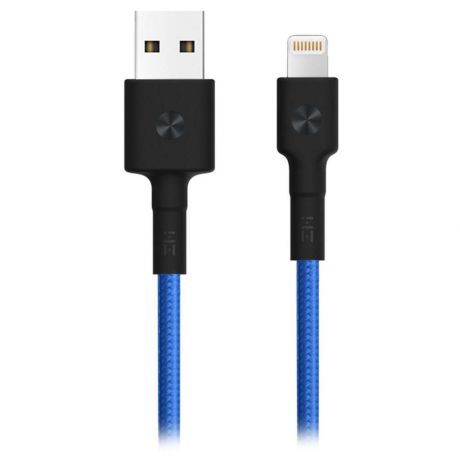 Кабель ZMI Xiaomi AL803 Blue USB Lightning MFi 100см, голубой