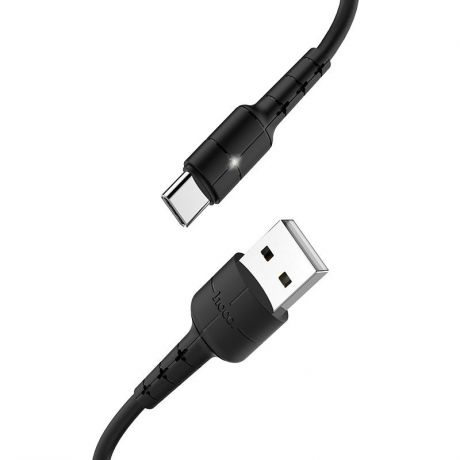 Кабель Hoco X30 Star USB - Type-C черный 1,2 м