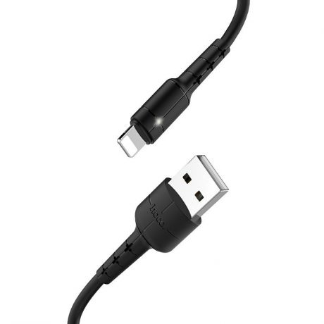 Кабель Hoco X30 Star USB - Lightning черный 1,2 м