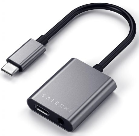 Адаптер Satechi USB-C to USB-C Mini-Jack