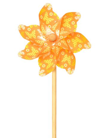 Вертушка ЯиГрушка Ветрячок "Бабочки" 48 см оранжевый .арт.12211