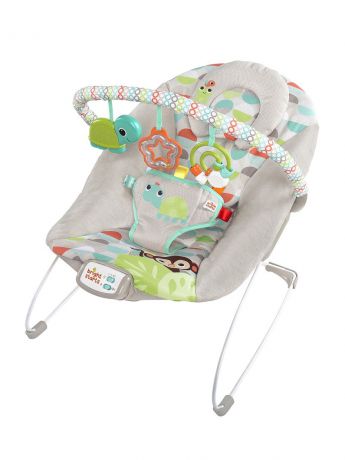 Качели для новорожденных BRIGHT STARTS Кресло-качалка "Счастливое сафари" арт. 11508