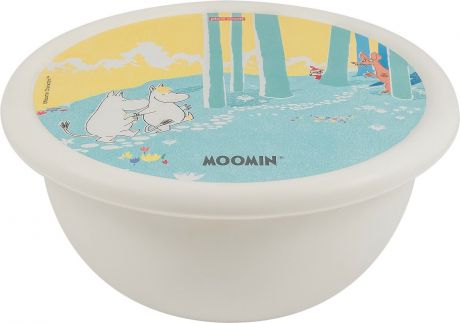Миска Plast Team Moomin, с крышкой, 1,2 л