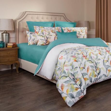 Комплект постельного белья Santalino Гармоника, 2-спальное, наволочки 50 х 70 см, 985-266, разноцветный