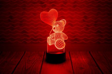 3D светильник "Мишка"