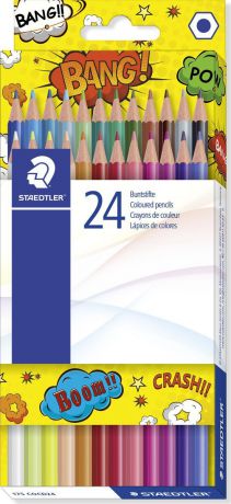 Набор цветных карандашей Staedtler Comic, 24 цвета