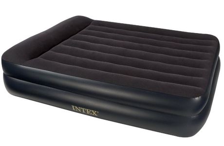 Intex 64124 Кровать-матр."Queen pillow rest raised airbed with fiber-tech bip",эл/н220V,203х152х42