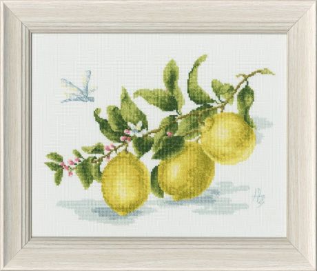 Набор для вышивания Золотое Руно "Веточка лимона (по мотивам картины Н. Зубковой)"