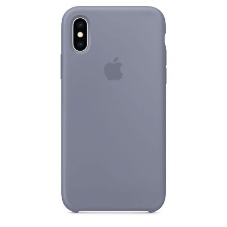 Чехол Apple Silicone Case для iPhone XR, Lavender Grey