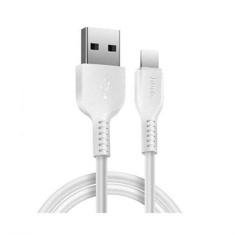 USB кабель для iPhone HOCO X20 Flash 2.4A белый 1 м.