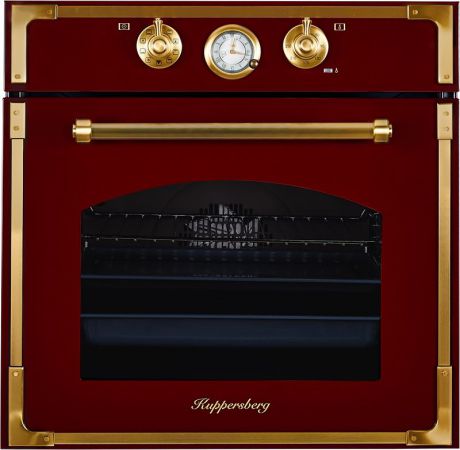 Духовой шкаф Kuppersberg RC 699 BOR BRONZE, бордовый, бронза