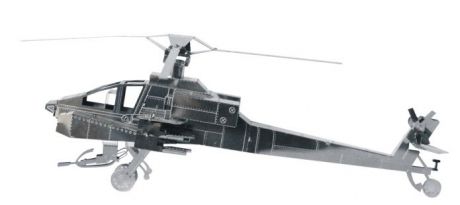 TUCOOL Мини 3D декоративный сувенир - сборная модель из металла "Вертолёт"