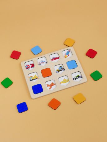 Развивающая игрушка RadugaKids Вкладыш разноцветный