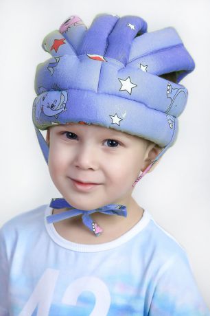 Противоударная шапка-шлем Baby Bum №2 (сиреневая)