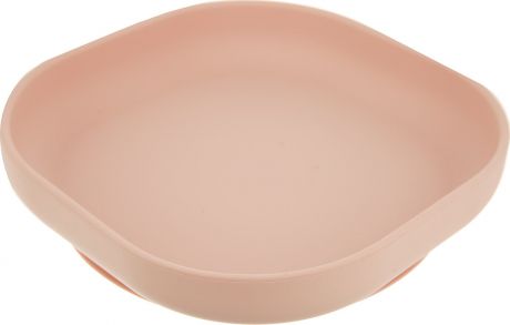 Тарелка для кормления Beaba Silicone Suction Plate, 913431, pink, 600 мл