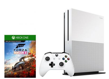 Игровая приставка Xbox One S 1 ТБ, White + Forza Horizon 4 (234-00560)