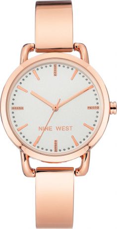 Часы Nine West женские, розовый, золотой