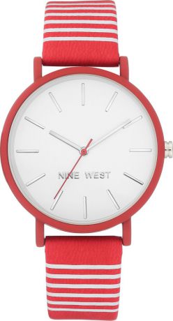 Часы Nine West женские, белый, красный