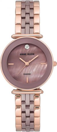Часы Anne Klein женские, розовый, золотой