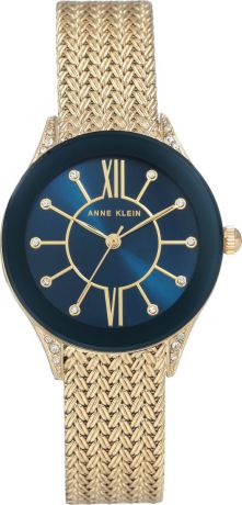 Часы Anne Klein женские, синий, золотой