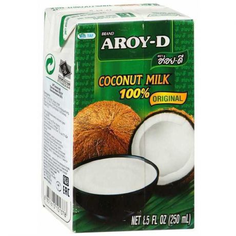 Молоко кокосовое AROY-D, 250 мл