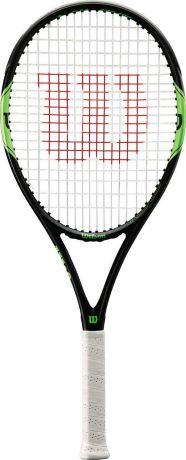 Ракетка для тенниса Wilson Milos Lite 105 Tns Rkt W/O Cvr 2, WRT30830U2, черный, зеленый
