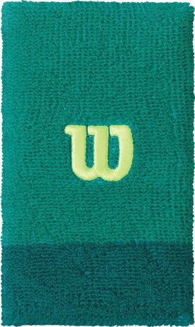 Напульсник Wilson Wristband, WRA733513, зеленый, 2 шт