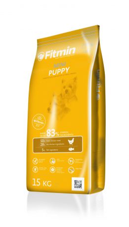 Fitmin dog Mini Puppy корм для щенков, беременных и кормящих собак мелких пород 15кг