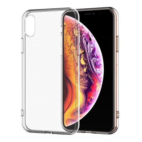 Чехол силиконовый прозрачный для iPhone XS MAX