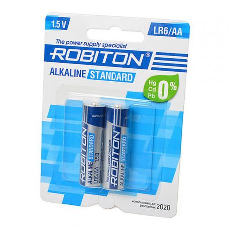 Батарейка Robiton Standard Lr6 Bl2, 12290