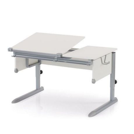 Школьная парта KETTLER Comfort (цвет столешницы: белый, цвет ножек стола: серебро)